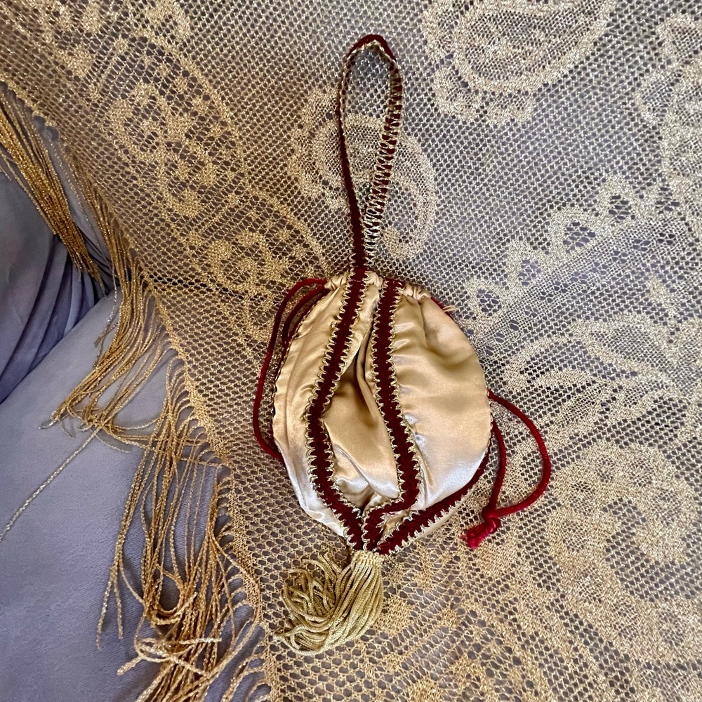 Halloween accessories gold bag